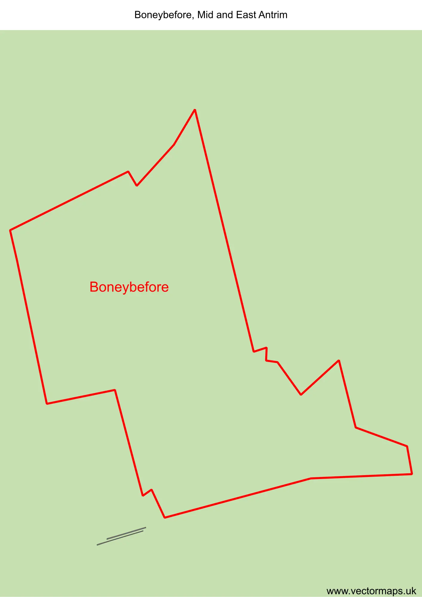 Boneybefore ward map sample Boneybefore ward map sample