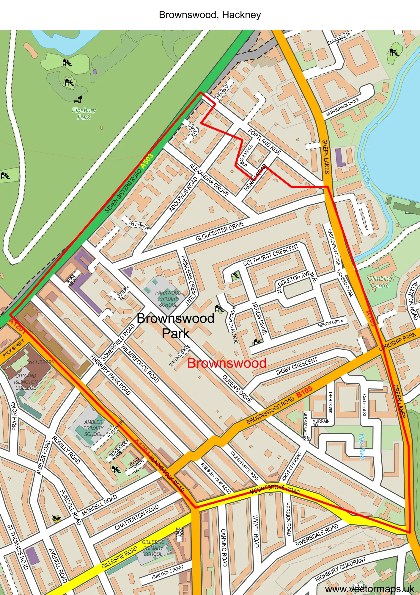 Brownswood ward map sample Brownswood ward map sample